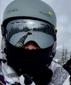 JULI Ski Goggles,Winter Snow Sports Snowboard Goggles with Anti-Fog Lens BNC A1-black / Silver 33 61ODfCxYvhL