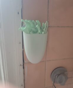 Command Bath Razor Holder, Clear Frosted, 1-Holder, 1- Water-Resistant Strip, Organize Damage-Free 49 61ODnzvecGL