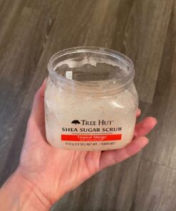 Tree Hut Shea Sugar Scrub Tropical Mango, 18oz, Ultra Hydrating and Exfoliating Scrub for Nourishing Essential Body Care Mango Puree 1.12 Pound (Pack of 1) 55 61ODphl0lfL