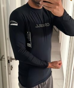 O'Neill Men's Basic Skins UPF 50+ Long Sleeve Rash Guard Large Black 23 61OE99uztL