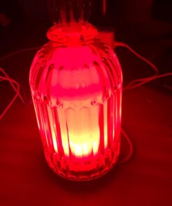 DOUDING Aroma Glass Diffuser for Essential Oil, Cool Mist Glass Humidifier with 7 LED Color Changing Light, Auto-Off Safety for Home Office Spa, 120ml(Black Base) Black Base 67 61OIlLsqf1L