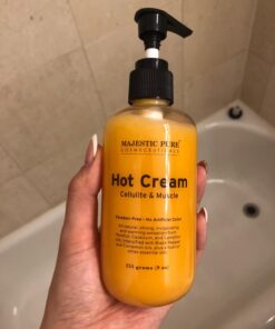MAJESTIC PURE Hot Cream | Skin Tightening Sweat Cream, Cellulite Cream for Thighs and Butt | Moisturizing Cream for Women & Men | 9 Oz 37 61OJAdXs1AL 2