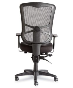 Alternative view of Alera ALEEL41ME10B Elusion Series High-Back Multifunction Mesh Chair - Black