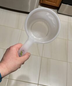 JapanBargain, Japanese Plastic Water Ladle Bath Ladle Dipper Leaf Series Made in Japan (1, White) 1 18 61OKcJ93rZL