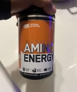 Optimum Nutrition Amino Energy - Pre Workout with Green Tea, BCAA, Amino Acids, Keto Friendly, Green Coffee Extract, Energy Powder - Orange Cooler, 30 Servings (Packaging May Vary) 30 Servings (Pack of 1) 28 61OMgfbgf4L