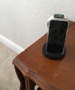 3 in 1 Charging Station for iPhone, Wireless Charger for iPhone 15 14 13 12 11 X Pro Max & Apple Watch - Charging Stand Dock for AirPods 3/2/1/Pro Black 34 61ONeJCqQ4L 1