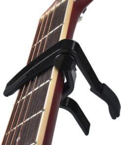 Guitar Capo for Acoustic Electric Guitar and Ukulele Aluminium alloy Capo Black Cpao 16 61OPsctO0DL