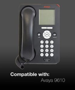 Headset Cable Compatible with Plantronics QD for Select Avaya Phones - J139, J169, J179, 1608,1616, 9610, 9620, 9620L, 9620C, 9630, 9630G, 9640, 9640G, 9650, 9670 (Basic Cable) | Adapter Cable HIS-1 Basic Cable 14 61OSo7SumS