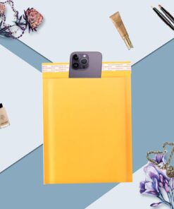 Kraft CD Air Bubble Padded Mailers 7.25" X 8", 100 ct. 12 61OTum04vuL