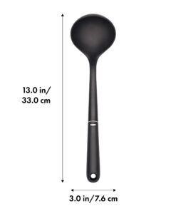 OXO Good Grips Nylon Ladle, Black, One Size 12 61OVaS L47L
