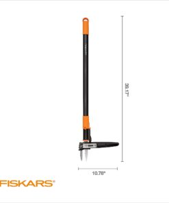 Alternative view of Fiskars 3-Claw Stand Up Weeder - Gardening Hand Weeding Tool with 39" Long Ergonomic Handle - Black/Orange