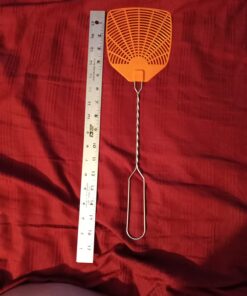 Bug & Fly Swatter – Braided Metal Handle 6 Pack Fly Swatters – Indoor/Outdoor – flyswatter 18 inch - Set of 6 27 61OXE42 OFL