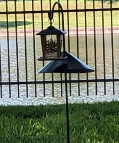 Predator Guard Squirrel Baffle - Protects Hanging Bird Feeders and Poles - Raccoon and Squirrel Proof Your Bird Feeders and Bird Houses - Anti-Rust Galvanized Steel - 17 inch 27 61OXS3FzgWL