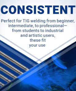 Midwest Tungsten Service TIG Welding Tungsten Electrodes 10-Pack (Blue - 2% Lanthanated Tungsten (WL20/EWLa-2), 3/32") Blue - 2% Lanthanated 3/32" 29 61OZPZIYx L