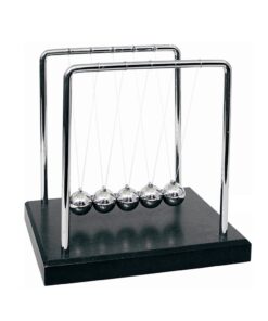 Alternative view of PowerTRC Newtons Cradle Balance Balls 7 1/4" | Science Physics Gadget | Desk Toys & Accessories