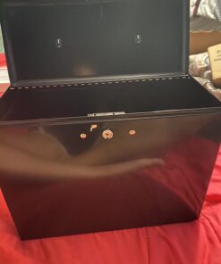 Master Lock File Box with Lock, Large Locking for Documents, Steel Keys, 7148D 28 61ObZCmOLYL