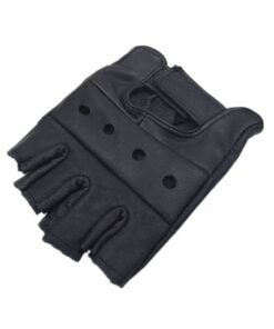 Alternative view of Interstate Leather Men's Basic Fingerless Gloves Large