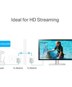 TP-Link AV600 Powerline Ethernet Adapter - Plug&Play, Power Saving, Nano Powerline Adapter, Expand Home Network with Stable Connections (TL-PA4010 KIT) 26 61OcDOUdrHL