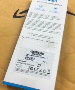 Anker iPhone Charger Cable, Powerline II Lightning Cable (10ft), Durable Cable, MFi Certified for iPhone X / 8/8 Plus /7/7 Plus / 6/6 Plus / 5s (White), iPad 8, and More 10ft White 39 61OcJRdZmL