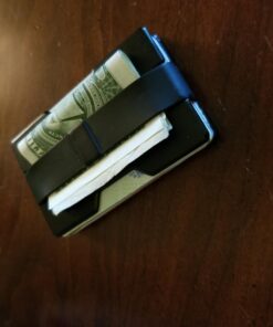 Radix One Slim Wallet - Minimalist Ultralight Polycarbonate Money Clip Black/Black 63 61Od10RSsSL