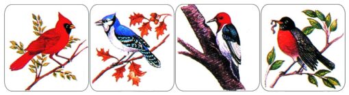 Eureka Bird Stickers Teacher Supplies for School Children, 1"W x 1"H, 120pc