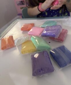 Sago Brothers Air Dry Clay, 24 Colors Modeling Clay for Kids, Molding Magic Clay for Slime add ins & Slime Supplies, Kids Gifts Art Set for Boys Girls 54 61OfCUYdVL