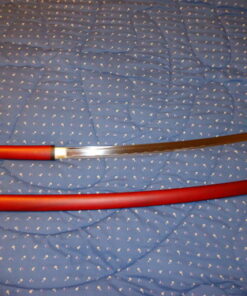 Ace Martial Arts Supply Handmade Japanese Shirasaya Samurai Katana Sharp Sword-Kenshin Burgundy 76 61OmDvqIbL