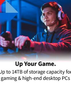 Alternative view of Toshiba X300 8TB Performance & Gaming 3.5-Inch Internal Hard Drive – CMR SATA 6 GB/s 7200 RPM 128 MB Cache - HDWF180XZSTA 8 TB