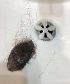 Lint Hair Trapper for filtering Washing Machine Utility Tub and Sink drains-reusable and customizable with built-in overflow guard. Traps Lint, hair and debris from drains, replaces all Mesh filters 31 61OqOWBhIL