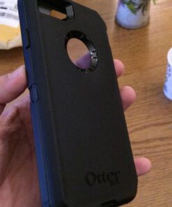 OtterBox iPhone SE 3rd & 2nd Gen, iPhone 8 & iPhone 7 (not compatible with Plus sized models) Defender Series Case - BLACK, rugged & durable, with port protection, includes holster clip kickstand Frustration Free Packaging 40 61OtKTF4SVL