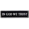 EmbTao in GOD We Trust Embroidered Tactical Morale Fastener Hook&Loop Patch - Black & White 37 61OuK9X615L 1