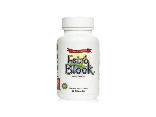 Estroblock PRO Triple Strength - 60 Capsules, DIM & Indole 3-Carbinol for Natural Hormonal Hormone Balance, Acne - Anti Toxic Estrogen Aromatase Inhibitor Blocker. Soy Free, Dairy Free, Non-GMO (1) 1