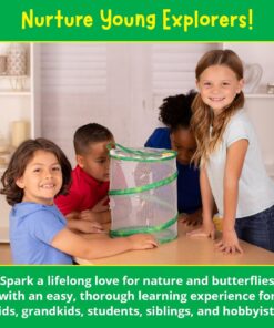 Painted Lady Butterfly Kit - Habitat, STEM Journal, & Voucher for Chrysalis Log & Caterpillars - Grow Your Own Butterfly Kit 33 61OyB8l1wEL