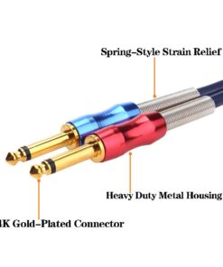 Disino Dual 1/4 inch TS to Dual RCA Stereo Audio Interconnect Cable Patch Cable Cords -3.3 ft 3.3 feet 15 61OyeHaF7vL