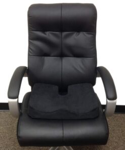 Kieba Coccyx Seat Cushion, Cool Gel Memory Foam Large Orthopedic Tailbone Pillow for Sciatica, Back, and Tailbone Pain (Black) Black 22 61P ICOWvRL