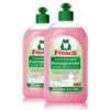 FROSCH Natural Liquid Dish Soap, Vegan Hand Dishwashing Detergent, Pomegranate, 500 ml, pack of 2