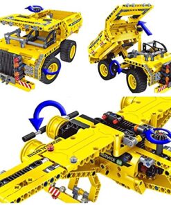 GILI STEM Building Toy for Boys 8-12 - Dump Truck or Airplane 2 in 1 Construction Engineering Kit (361pcs) Best Gift for Kids Age 6 7 8 9 10 11 12+ Years Old 16 61P1fz62RYL
