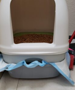 Purina Tidy Cats Litter Box System, BREEZE System Starter Kit Litter Box, Litter Pellets & Pads Original multi 50 61P2DmAEtL 3