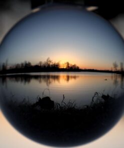 Amlong Crystal Meditation K9 Crystal Ball 3.25 inch (80mm) Diameter for Photography, Lensball, Decorative Ball with Free Crystal Stand and Gift Box, Clear 57 61P2O5IrQLL