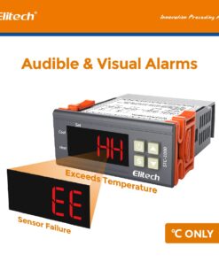 Alternative view of Elitech STC-1000 Temperature Controller Origin Digital 110V Centigrade Thermostat 2 Relays 1Pack