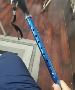 REHAND Walking Cane - Foldable, Adjustable, Collapsible Walking Canes for Men & Women, Pivot Tip, with Travel Bag | Walking Sticks for Seniors & Adults Ocean Blue 117 61P4DhB vDL