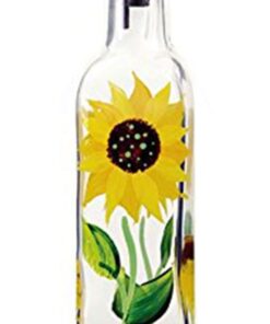 Grant Howard Glass Sunflower Oil & Vinegar Bottle 16 oz. 20 61P4Lx8lNPL