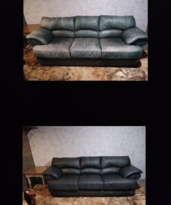 The Original Leather Recoloring Balm by Furniture Clinic - 16 Color Options - Leather Repair Kit for Furniture - Restore Couches, Car Seats, Clothing - Non-Toxic Leather Repair Cream (Black) Black 51 61P6uwG9zqL