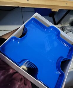 Ravensburger Sort and Go Jigsaw Puzzle Accessory - Sturdy and Easy to Use Plastic Puzzle Shaped Sorting Trays to Organize Puzzles Up to 1000 Pieces, Blue 55 61P84IArARL