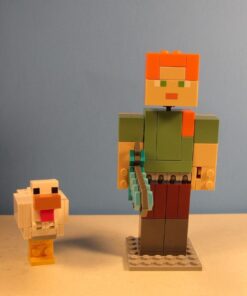 LEGO Minecraft Alex BigFig with Chicken 21149 Building Kit (160 Pieces) (Discontinued by Manufacturer) 20 61PAmrlYvIL