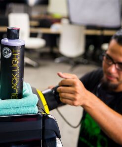 Chemical Guys GAP_619_16 Black Light Hybrid Radiant Finish, Glaze & Sealant, (Safe for Cars, Trucks, SUVs, & More) for Black and Dark Colored Cars, 16 fl oz 35 61PBBVqhf2L