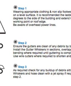 Gutter Whiskers Gutter Guard, 18-Foot Pack, Contains 3ft x 4.1in, 6 Pack 10 61PBy1wULKL