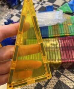 MAGBLOCK 120 PCS Magnetic Blocks, Magnetic Tiles Building Blocks for Kids Toys Magnet Toys Set 3D Building Blocks for Toddler Boys and Girls 120pcs magnetic tiles 36 61PC6ChcwxL