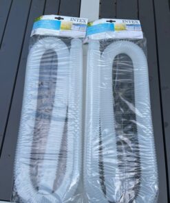 Intex 1.25" Diameter Easy to Install Accessory Pool Pump Replacement Hose - 59" Long for Intex Models 607 and 637, (2 Pack) 14 61PEnm3XhGL