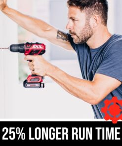 Alternative view of SKIL 2-Tool Combo Kit: PWRCore 12 Brushless 12V 1/2 Inch Cordless Drill Driver and 100 Foot Laser Distance Measurer and Level, Includes 2.0Ah Lithium Battery and PWRJump Charger - CB737501